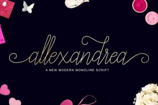 Allexandrea: A Bouncy, Handcrafted Script Font for Makers