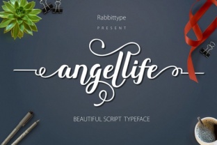Angellife Beauty: A Handwritten Font That Makes Your Brand Feel Human