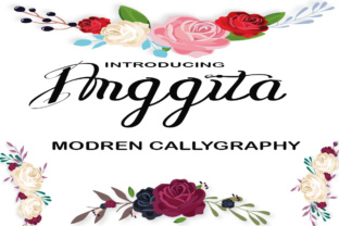 Anggita Handwritten Script Font for Crafters & Sellers