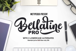 Bellatine: A Bold Handwritten Font That Holds Its Own in Real Branding