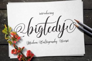 Bigtedy: A Handwritten Font That Makes Your Brand Feel Human