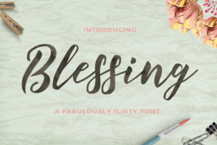 Blessing Font: A Warm, Organic Script for Real Small Business Branding