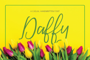 Daffy: A Thoughtful Script Font for Warm, Human-Centered Design