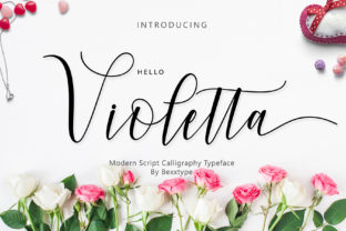 Hello Violetta: A Modern Script Font That Elevates Real Small Business Branding