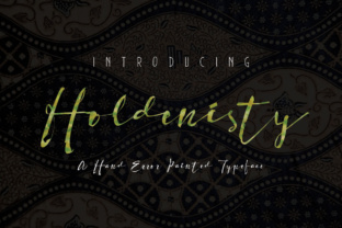 Holdenisty: A Handwritten Script Font with Quiet Confidence