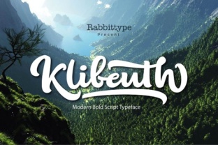 Klibeuth: A Fluid Handwritten Font for Crafters & Small Shops