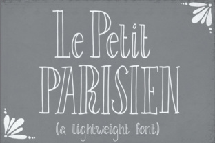 Le Petit Parisien Light: A Script Font That Makes Your Campaign Feel Instantly Recognizable