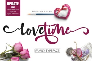 Love Time: A Fluid Script Font for Polished Digital Branding