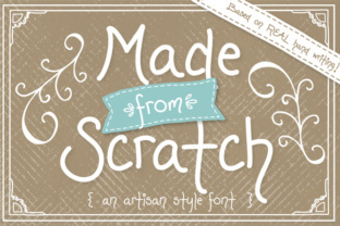 Made from Scratch: A Playful Script Font for Editorial Charm
