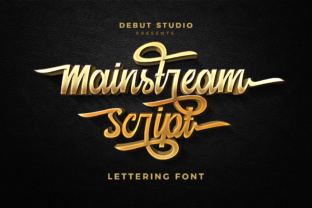 Mainstream: A Modern Script Font That Elevates Your Brand