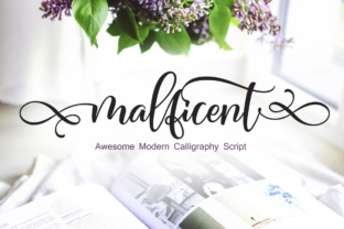 Malficent: A Fluid Script Font for Scroll-Stopping Marketing