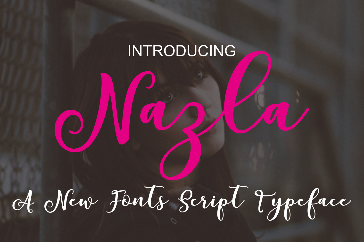 Nazla: A Modern Script Font That Cuts Through the Feed