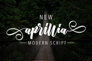 New Aprillia: A Fluid Script Font for Scroll-Stopping Brand Content
