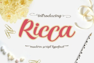 Ricca: A Fresh Handwritten Font for Makers
