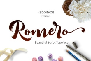 Romero: A Fresh Script Font for Handmade Labels & Printables