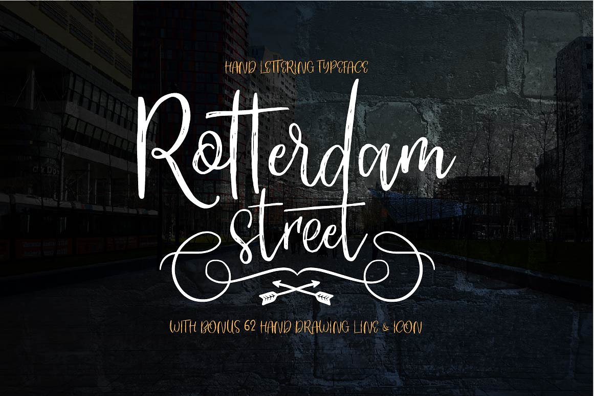 Rotterdam Street: A Handwritten Font for Editorial Warmth