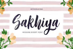 Sakhiya: A Handwritten Script Font That Makes Your Message Feel Human
