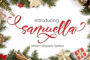 Samuella: A Modern Calligraphy Typeface for Digital Branding