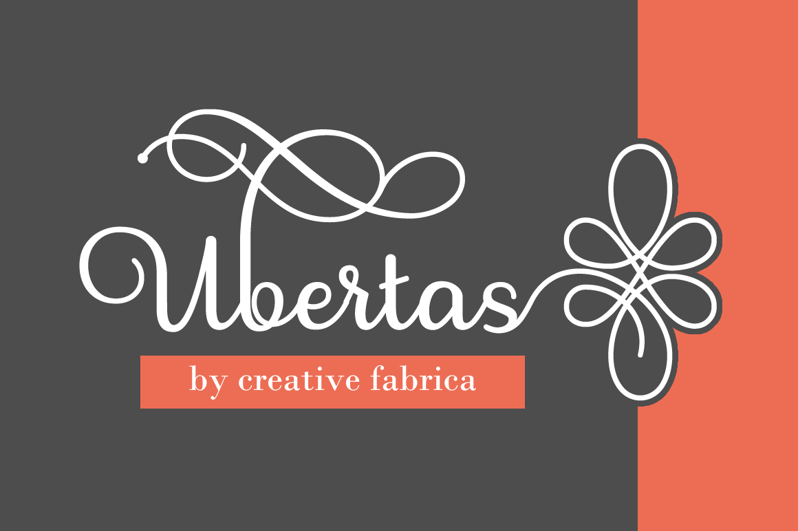 Ubertas: A Script Amp Font That Elevates Digital Branding